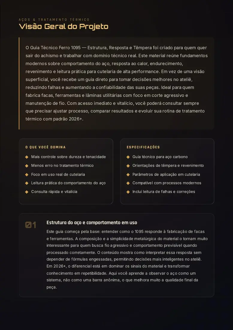 Guia Técnico Ferro 1095 — Estrutura, Resposta e Têmpera — prévia 3