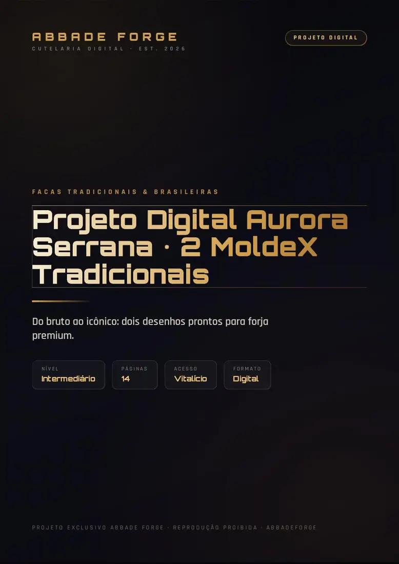 Projeto Digital Aurora Serrana • 2 MoldeX Tradicionais — prévia 1