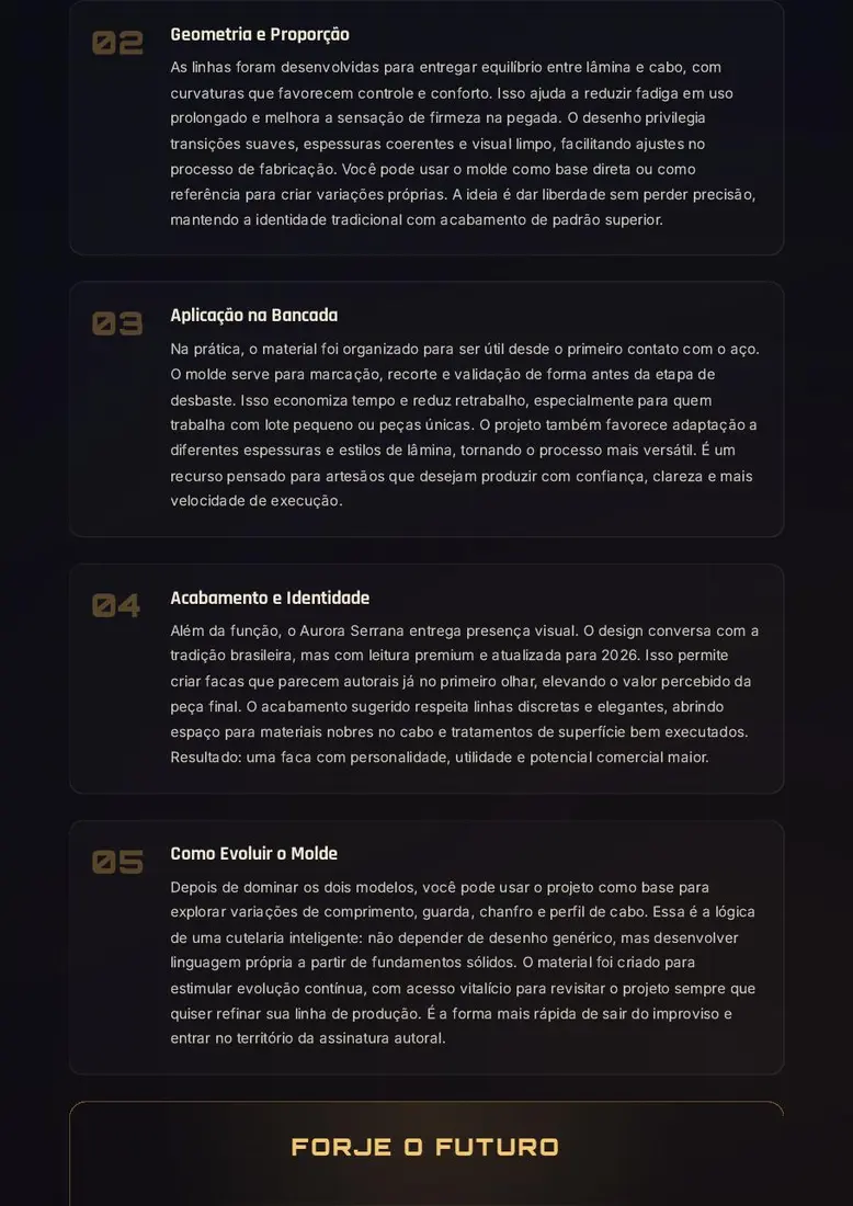 Projeto Digital Aurora Serrana • 2 MoldeX Tradicionais — prévia 3