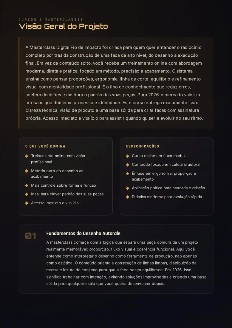 Masterclass Digital Fio de Impacto • Moran Bill Forge System — prévia 3