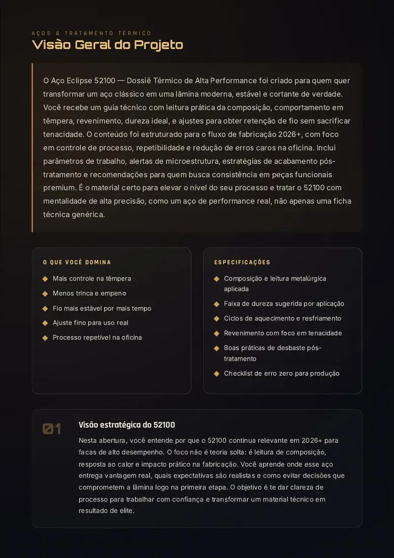 Aço Eclipse 52100 — Dossiê Térmico de Alta Performance — prévia 3
