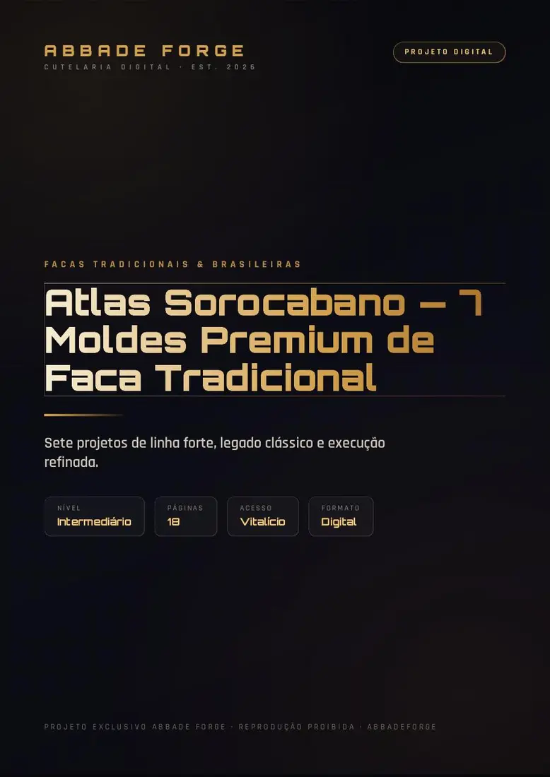 Atlas Sorocabano — 7 Moldes Premium de Faca Tradicional — prévia 1