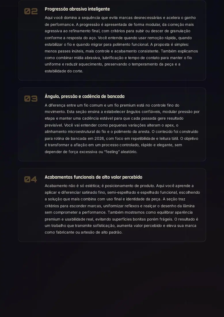 Lapidar Zero-G: Sistema de Afiação Espelhada — prévia 4