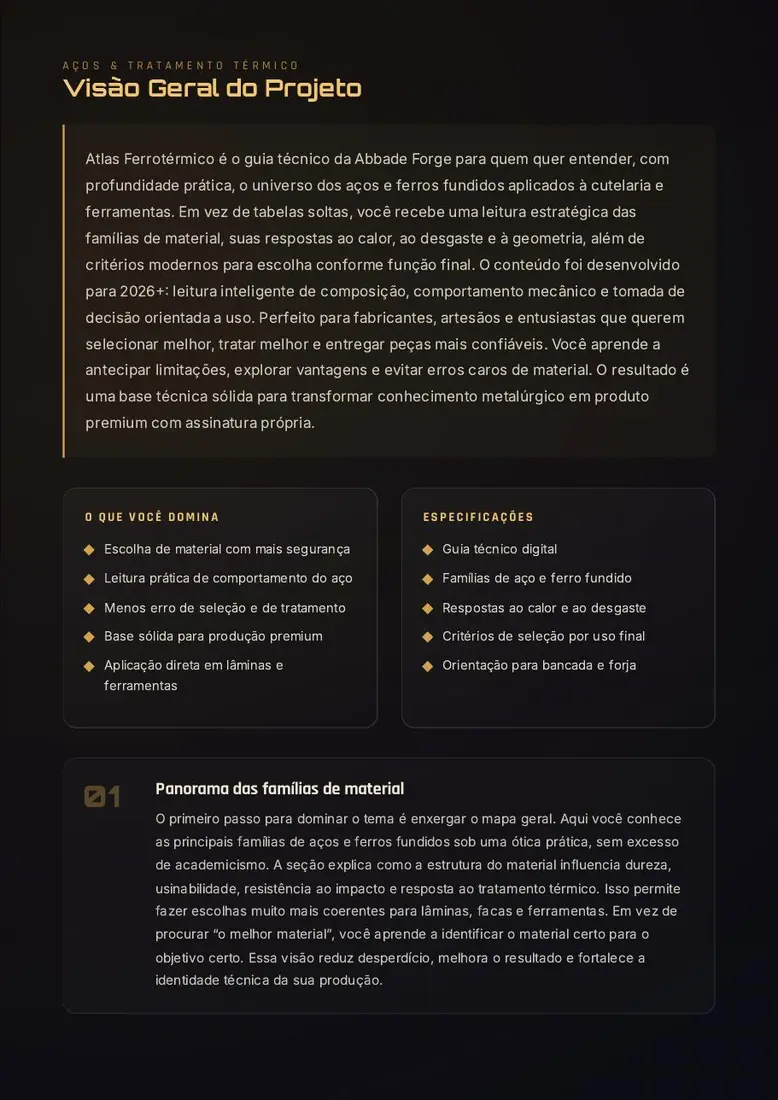 Atlas Ferrotérmico: Guia Essencial de Aços e Ferros Fundidos — prévia 3