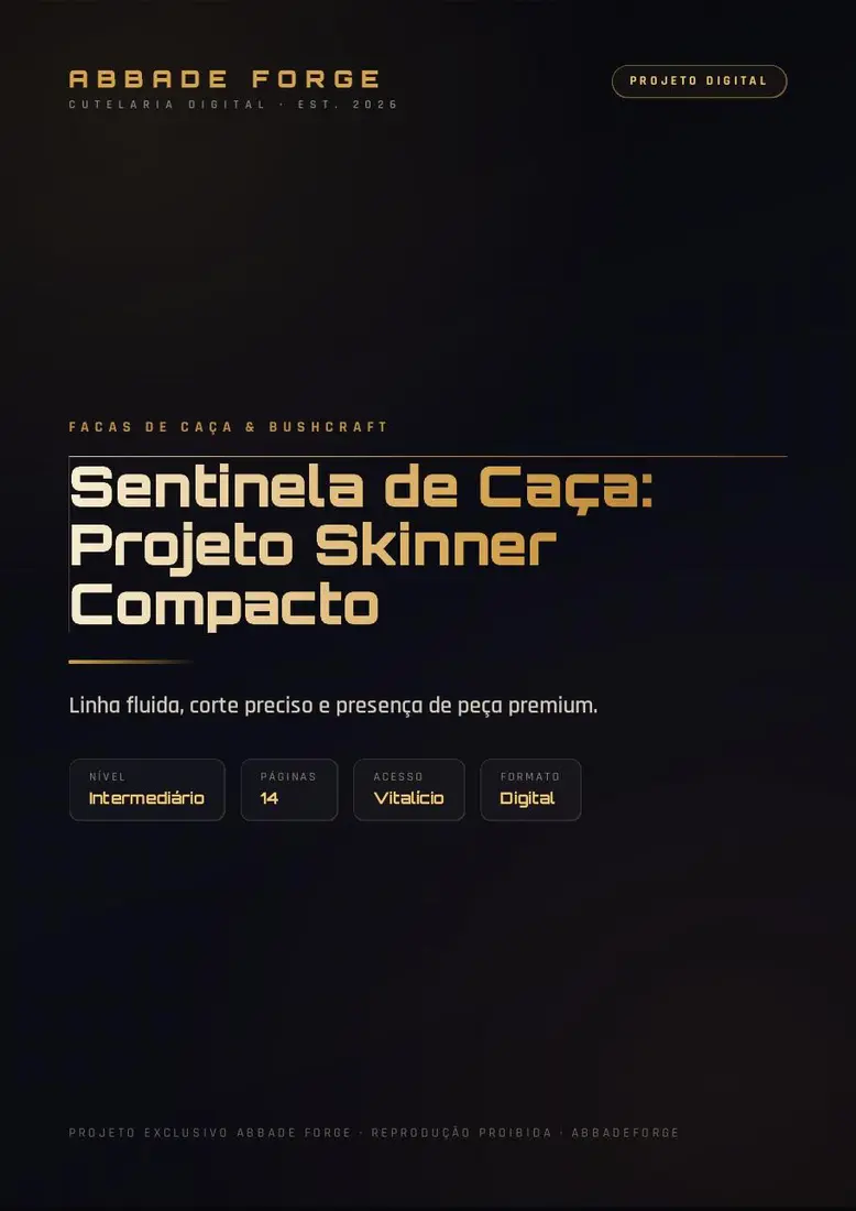 Sentinela de Caça: Projeto Skinner Compacto — prévia 1