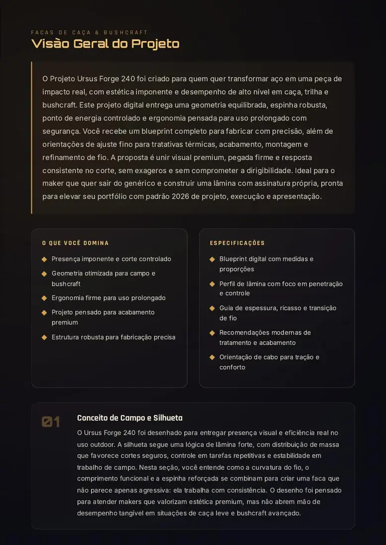 Projeto Ursus Forge 240 — prévia 2