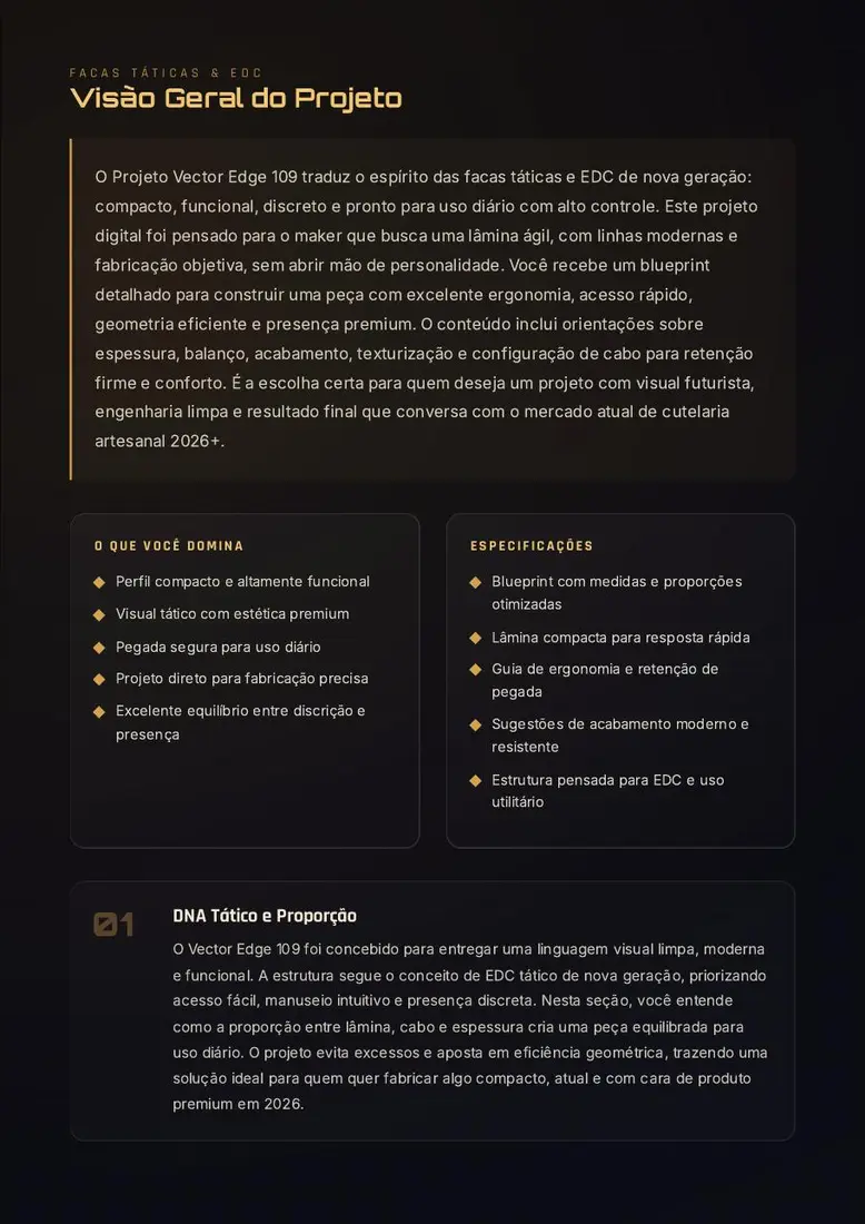 Projeto Vector Edge 109 — prévia 2