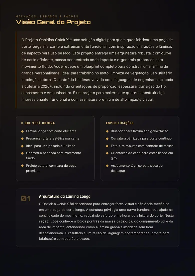 Projeto Obsidian Golok X — prévia 2