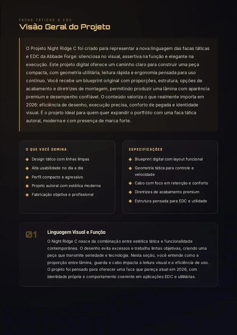 Projeto Night Ridge C — prévia 2