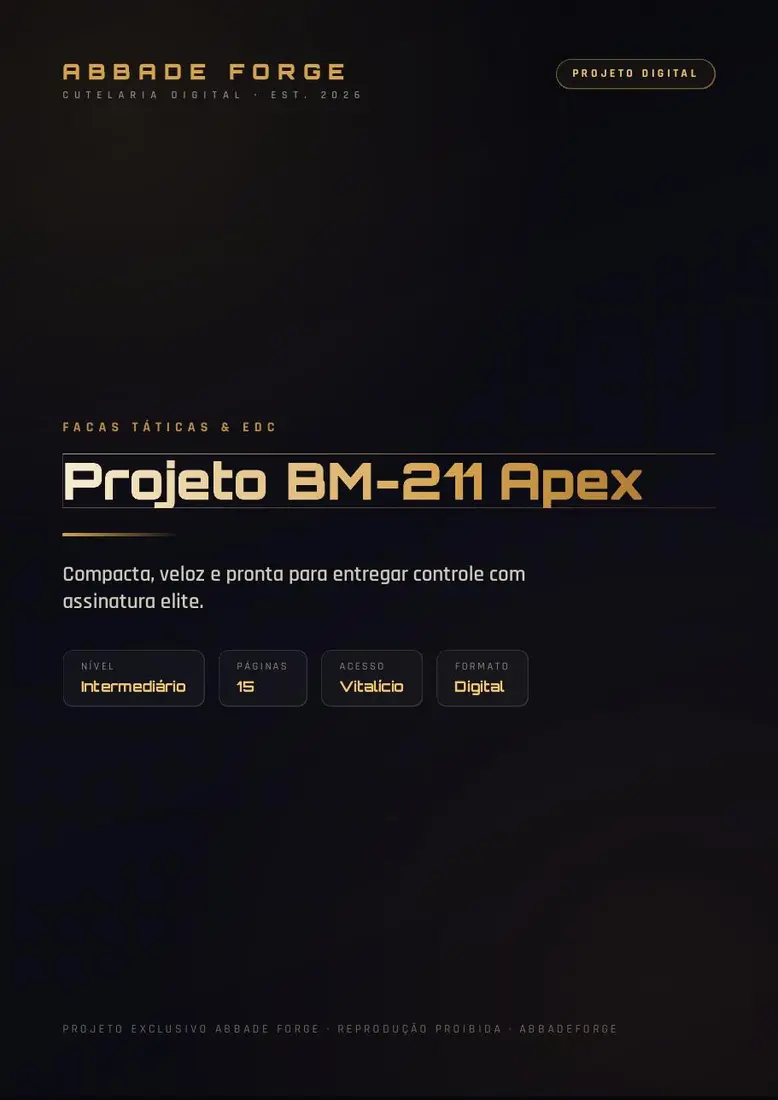 Projeto BM-211 Apex — prévia 1