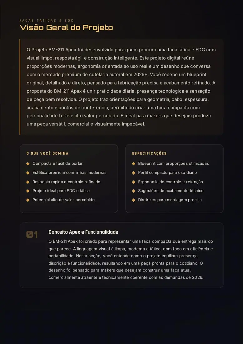 Projeto BM-211 Apex — prévia 2