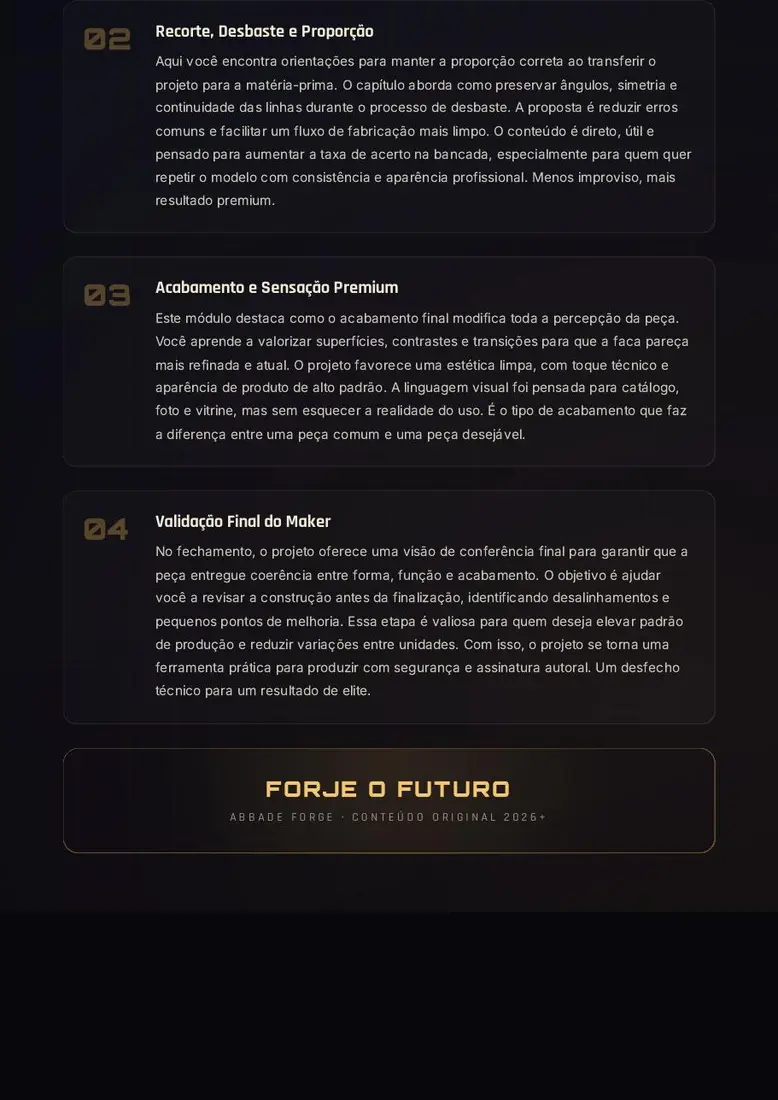 Projeto Corte Hexa Tranch — prévia 3