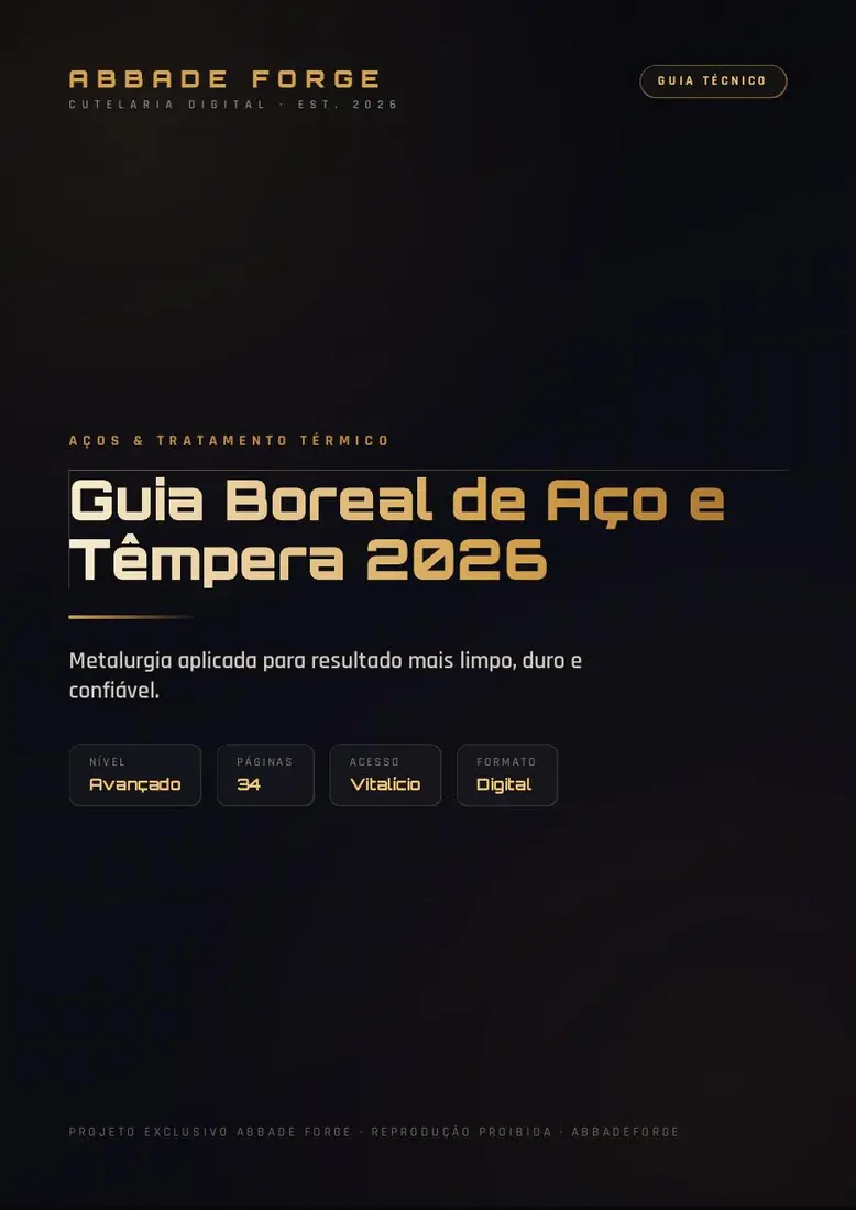 Guia Boreal de Aço e Têmpera 2026 — prévia 2