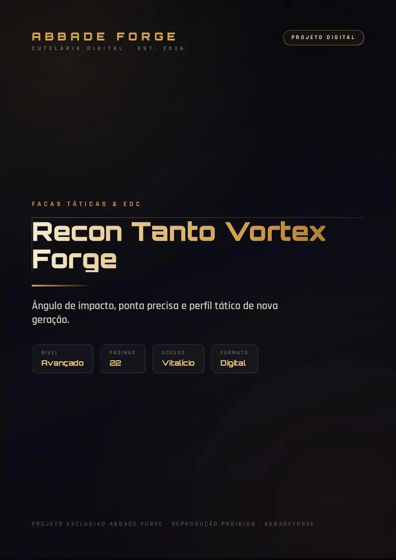 Recon Tanto Vortex Forge — prévia 1