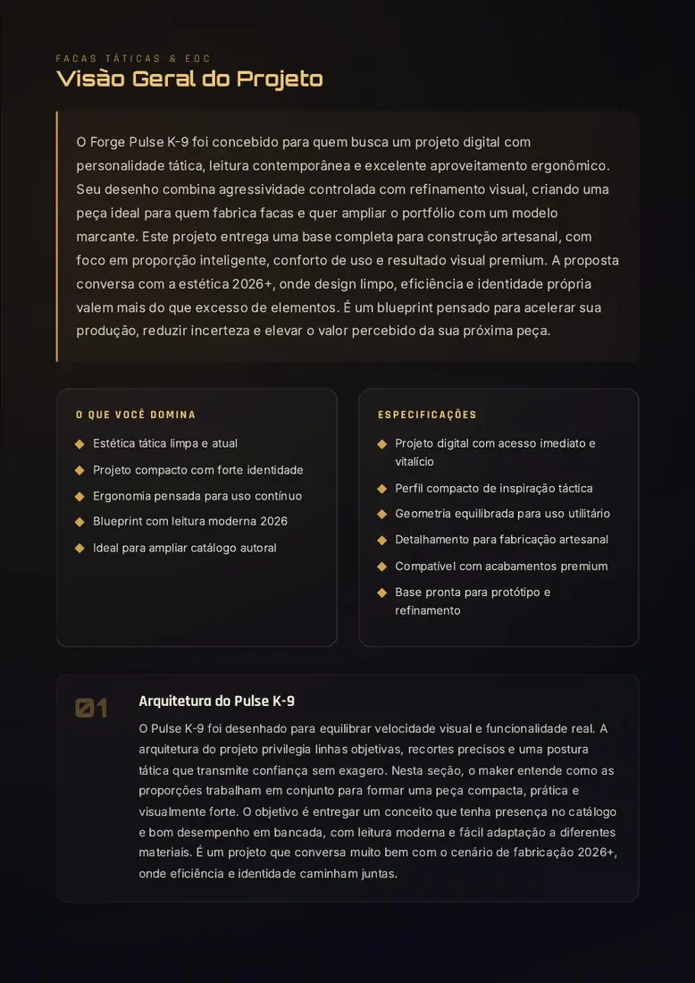 Forge Pulse K-9 — prévia 2