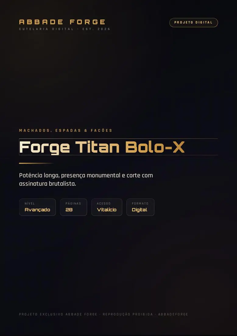 Forge Titan Bolo-X — prévia 1