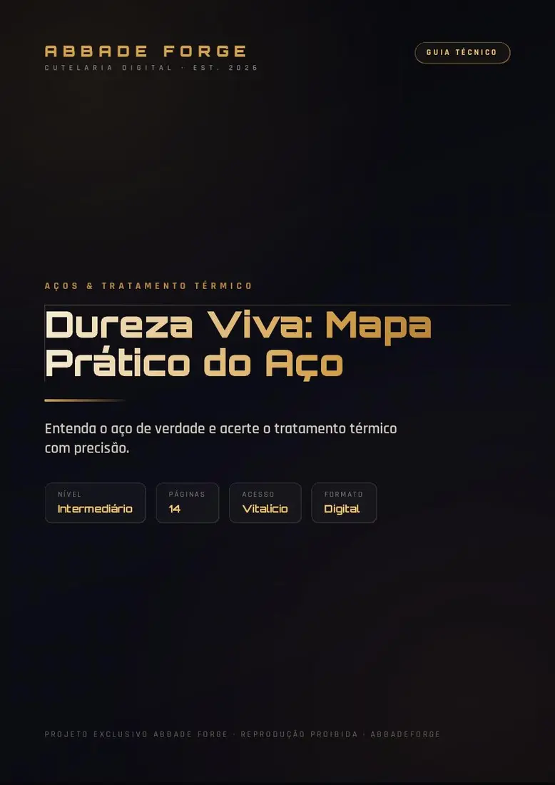 Dureza Viva: Mapa Prático do Aço — prévia 2