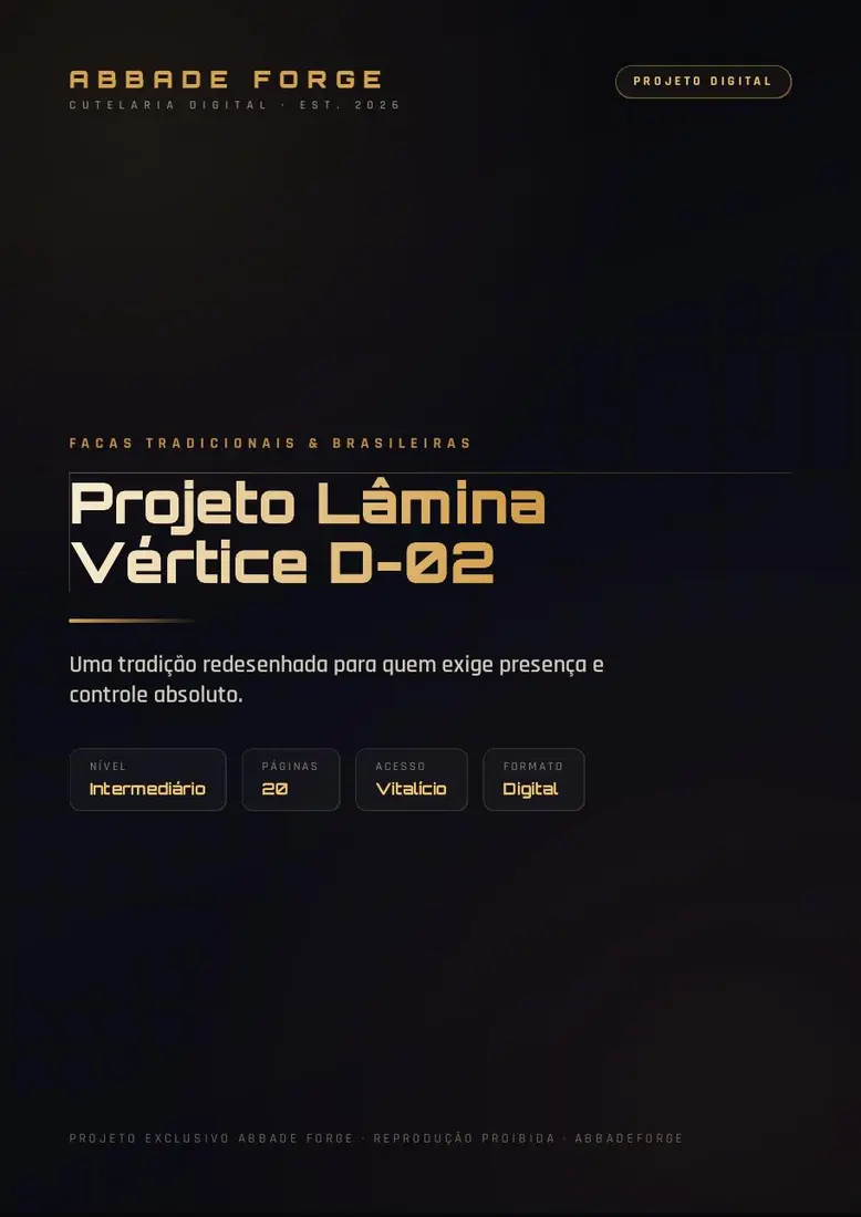 Projeto Lâmina Vértice D-02 — prévia 1