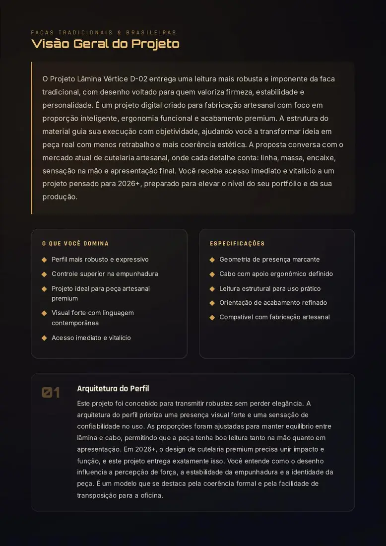 Projeto Lâmina Vértice D-02 — prévia 2