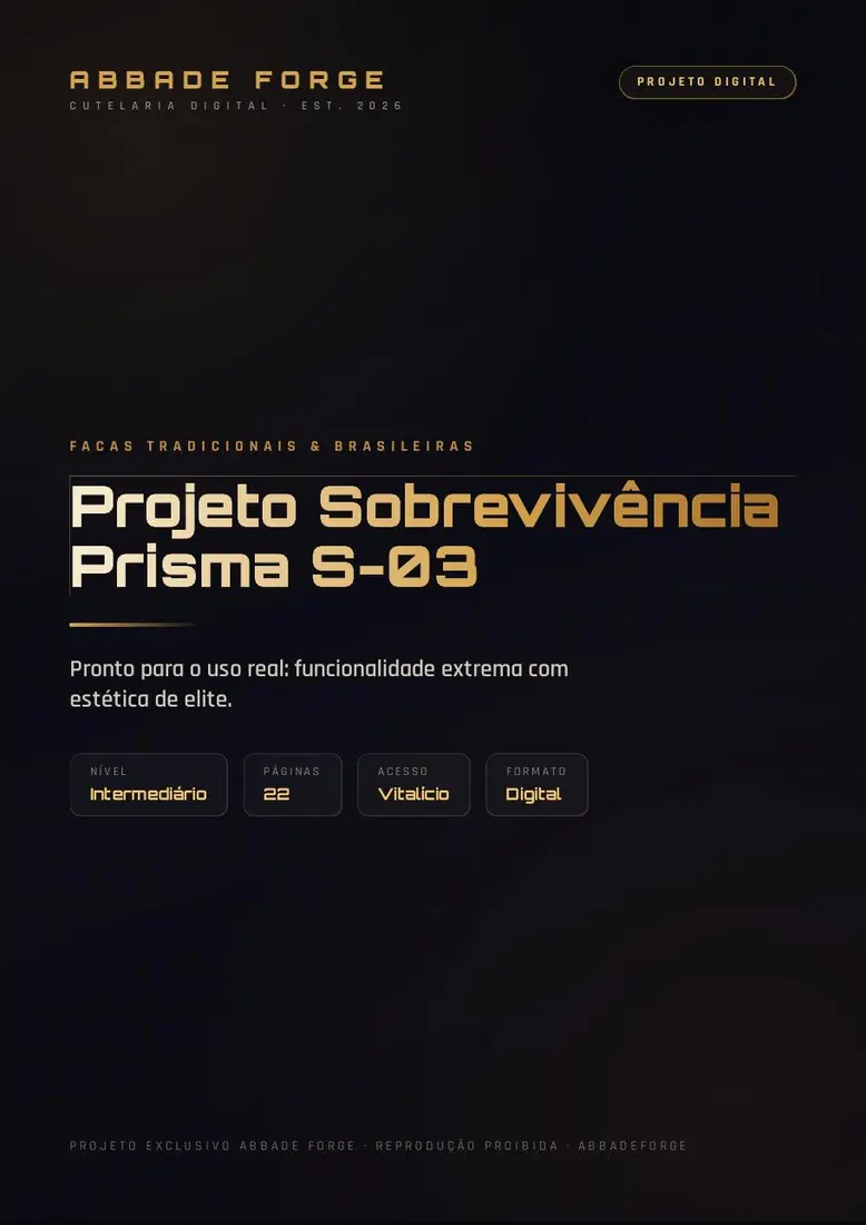 Projeto Sobrevivência Prisma S-03 — prévia 1