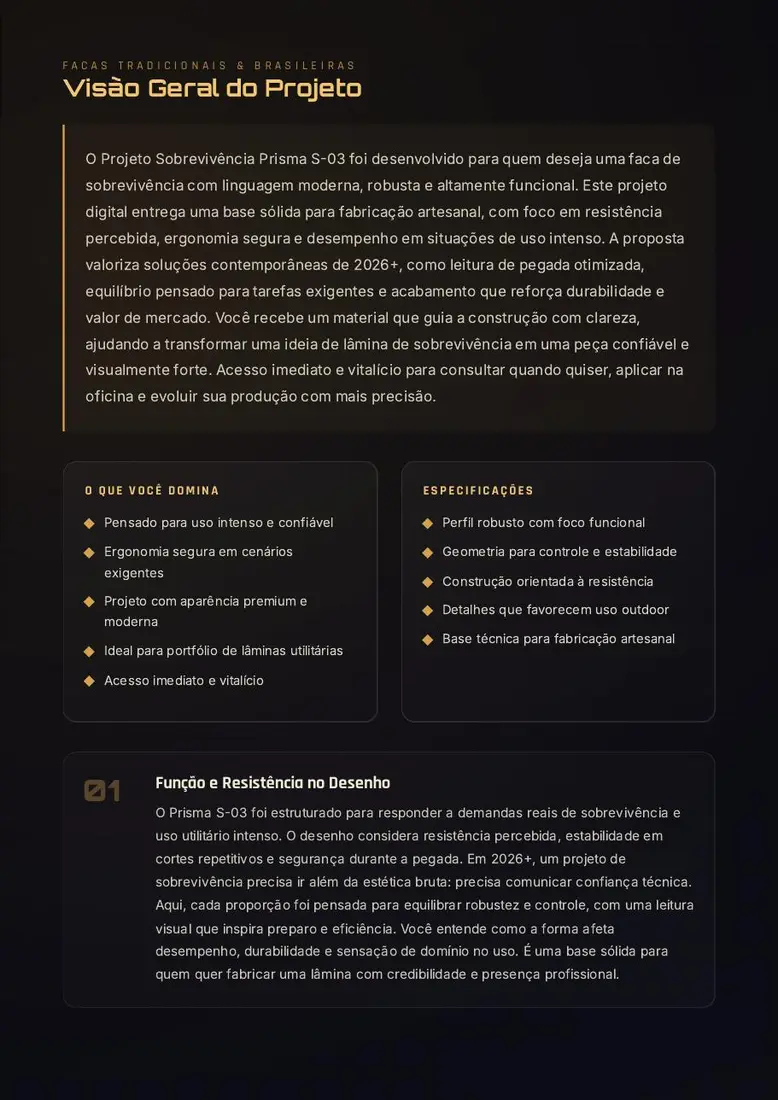 Projeto Sobrevivência Prisma S-03 — prévia 2
