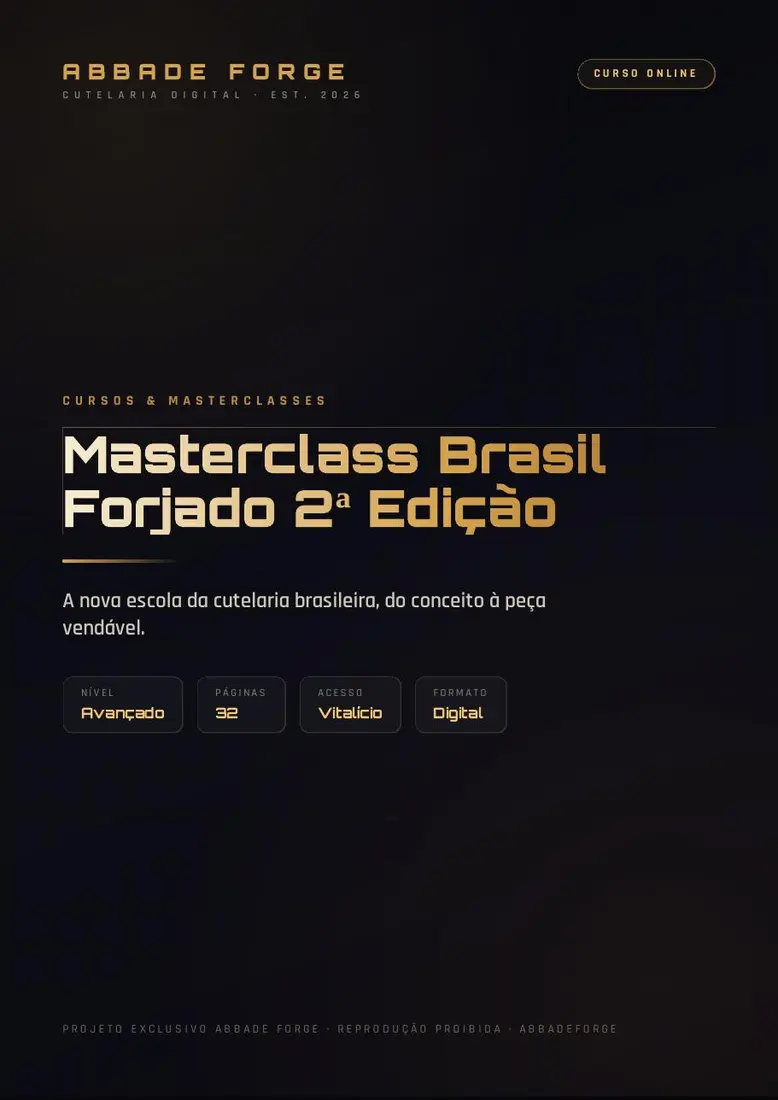 Masterclass Brasil Forjado 2ª Edição — prévia 2