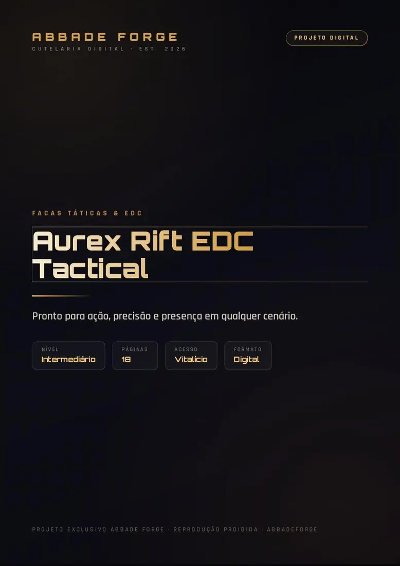 Aurex Rift EDC Tactical — prévia 1