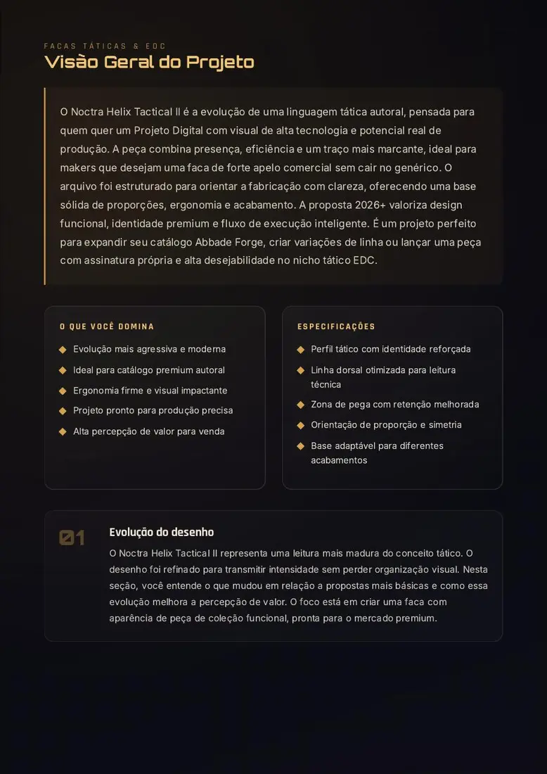 Noctra Helix Tactical II — prévia 2