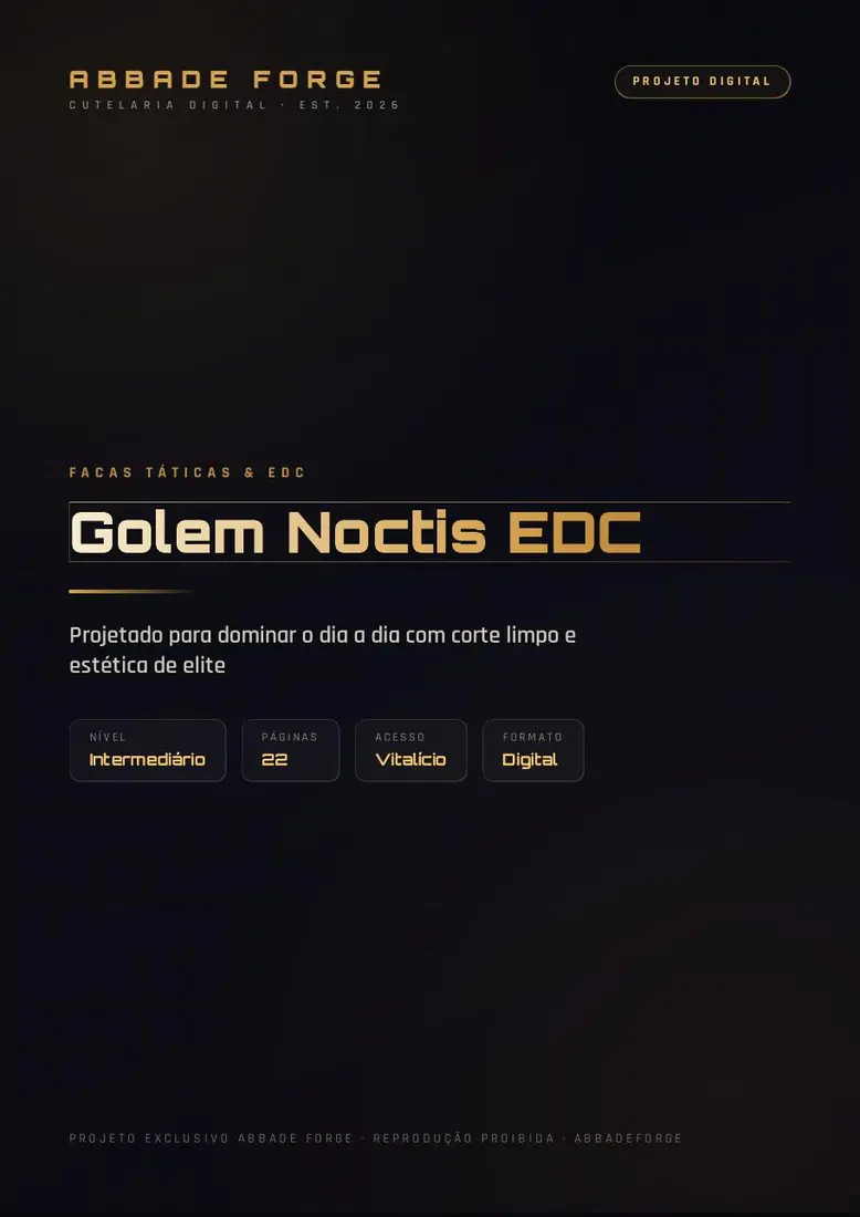 Golem Noctis EDC — prévia 1