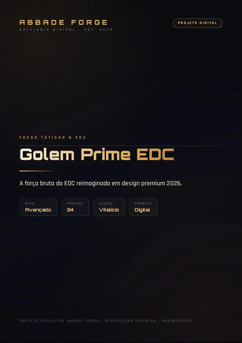 Golem Prime EDC — prévia 1