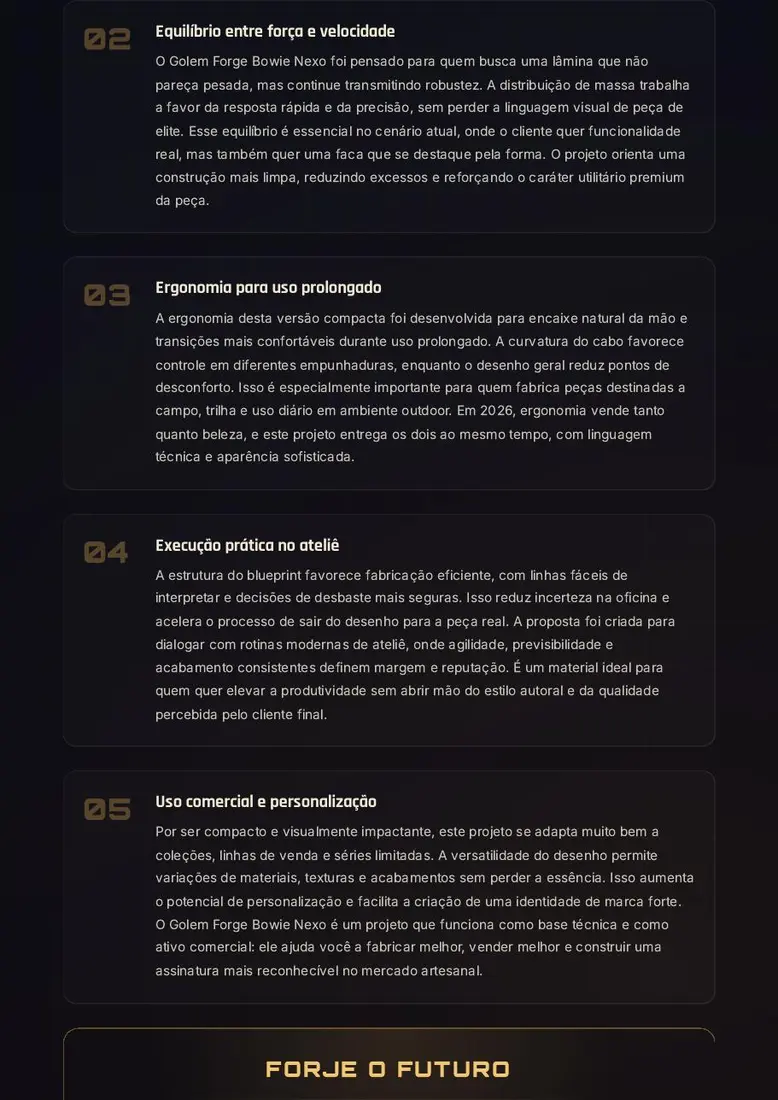 Golem Forge Bowie Nexo — prévia 3