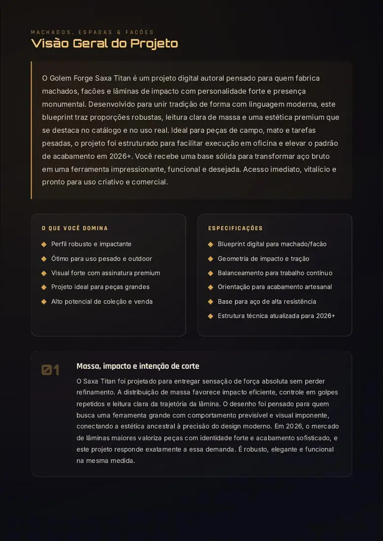 Golem Forge Saxa Titan — prévia 2