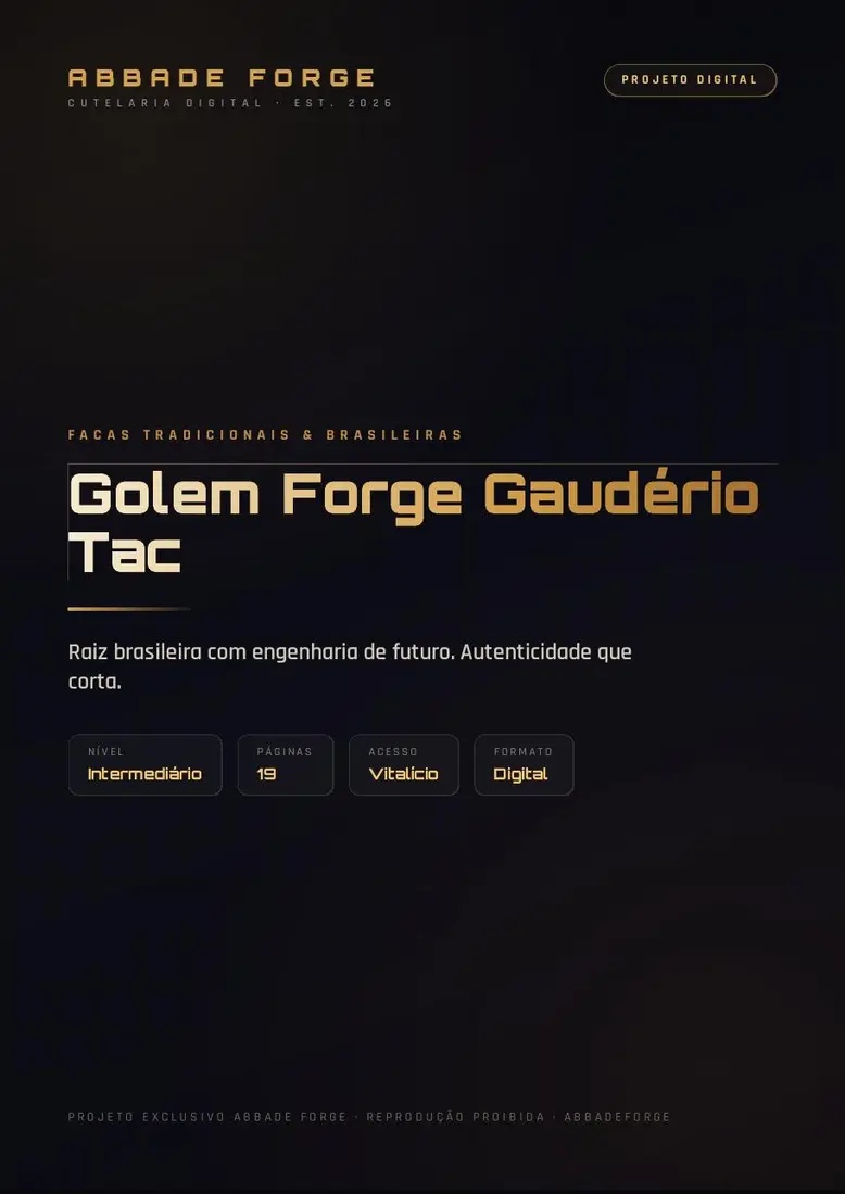 Golem Forge Gaudério Tac — prévia 1