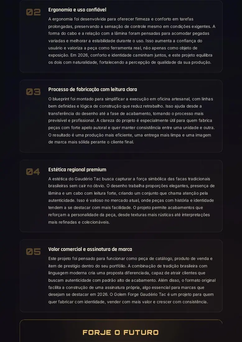 Golem Forge Gaudério Tac — prévia 3