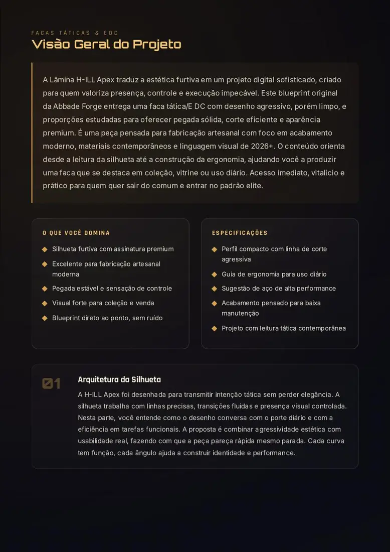 Lâmina H-ILL Apex — prévia 2