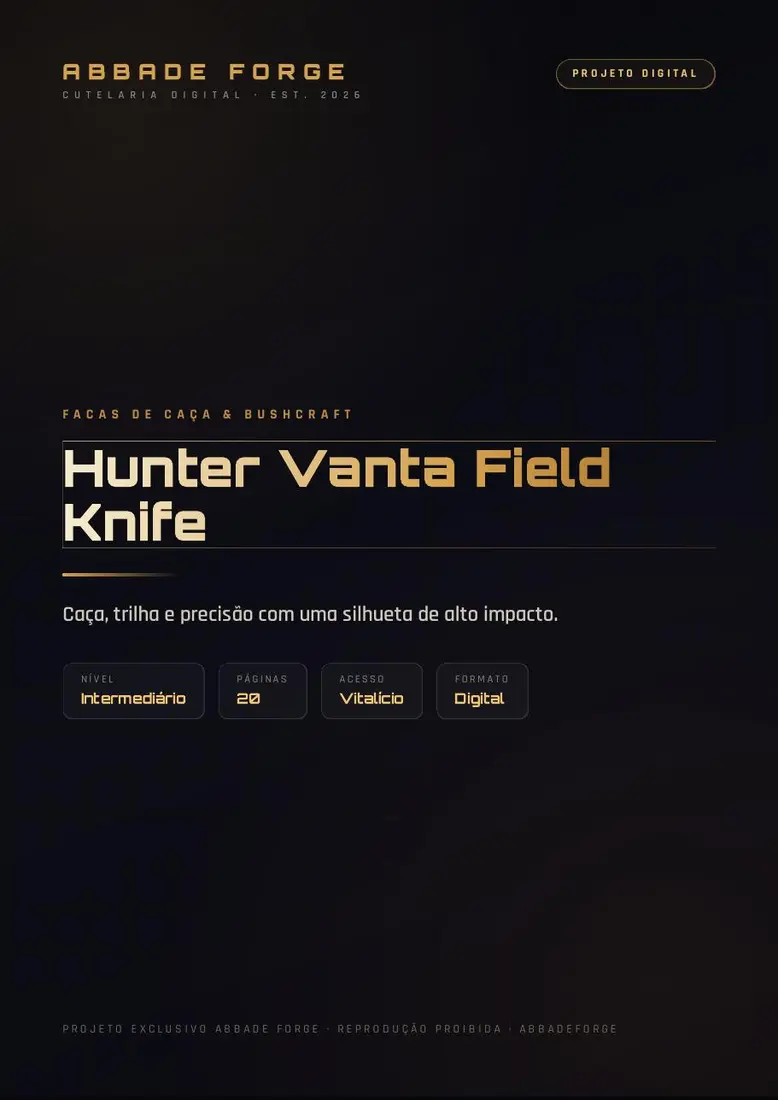 Hunter Vanta Field Knife — prévia 1