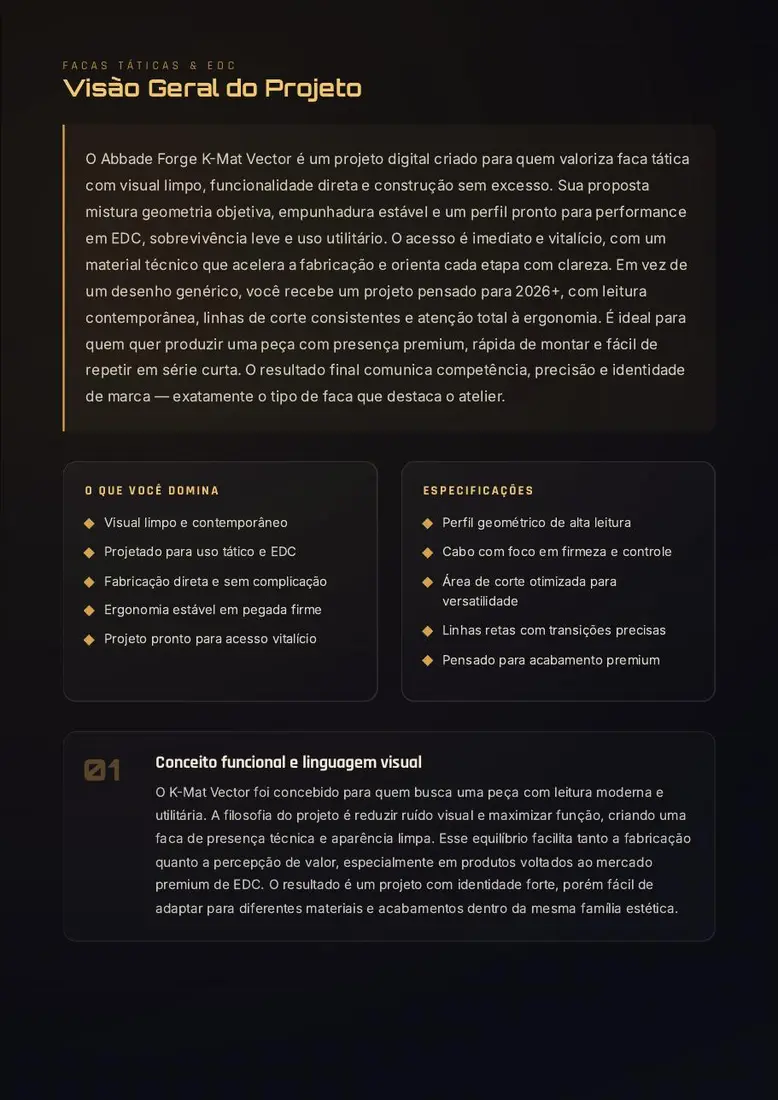 Abbade Forge K-Mat Vector — prévia 2