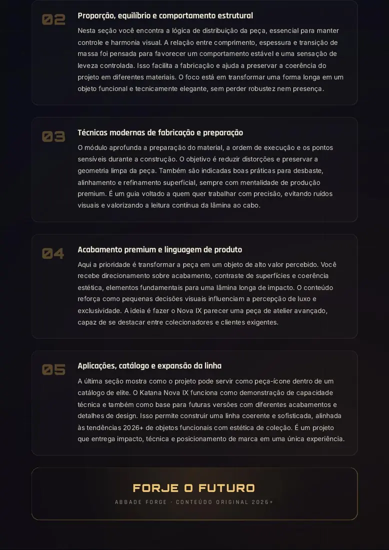 Abbade Forge Katana Nova IX — prévia 3