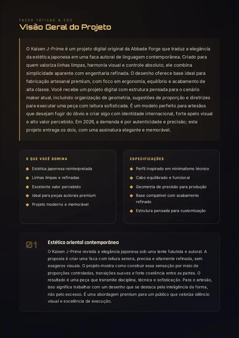 Kaisen J-Prime Abbade Forge — prévia 2