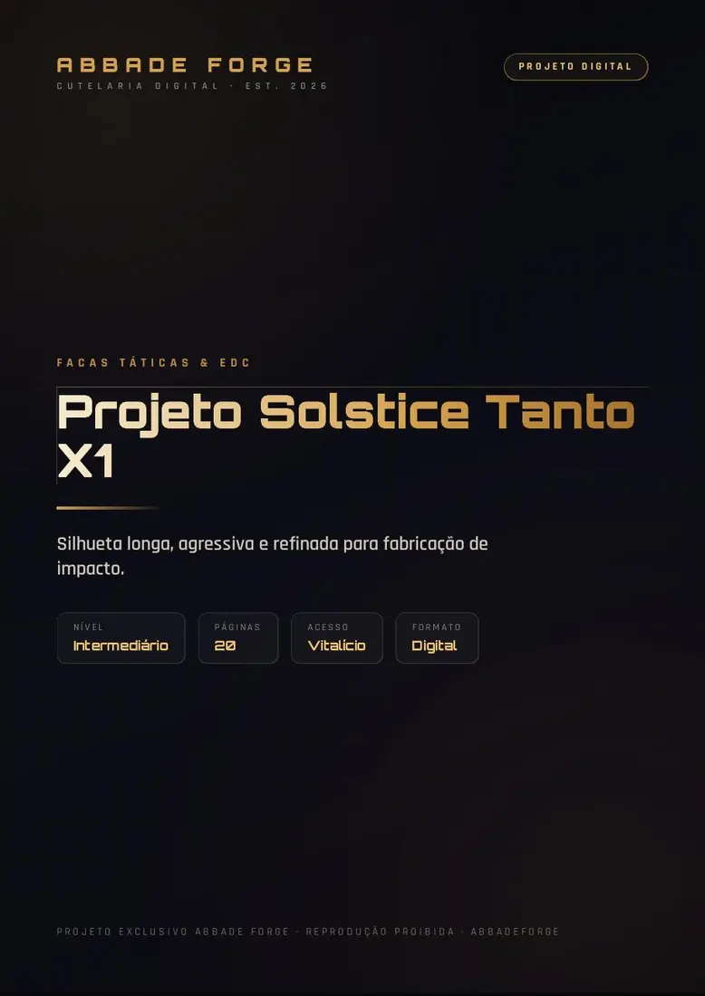 Projeto Solstice Tanto X1 — prévia 1
