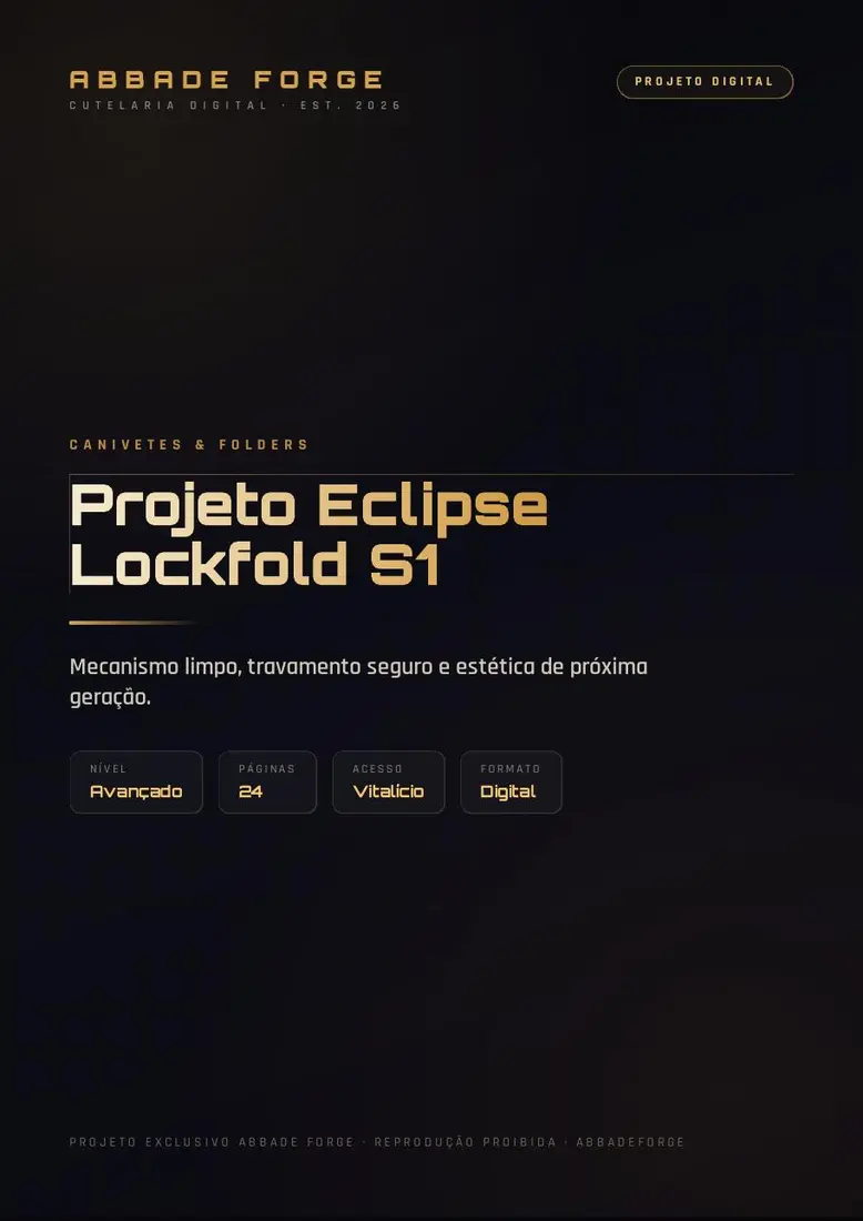 Projeto Eclipse Lockfold S1 — prévia 1