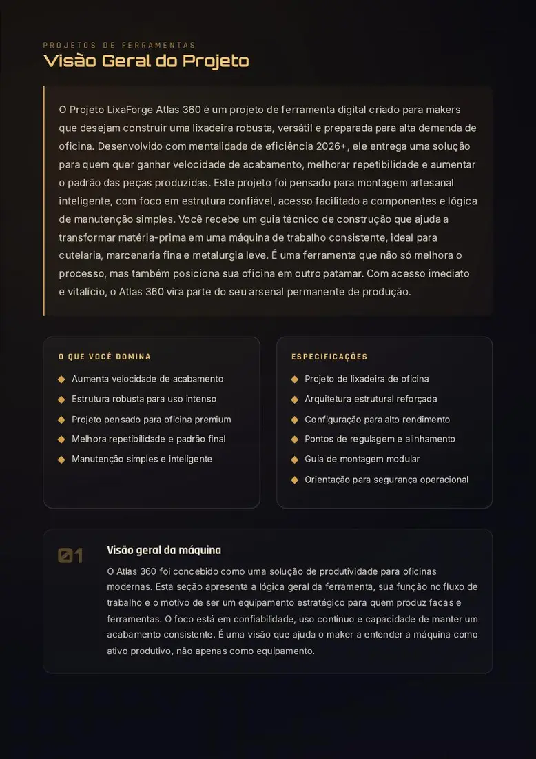 Projeto LixaForge Atlas 360 — prévia 2