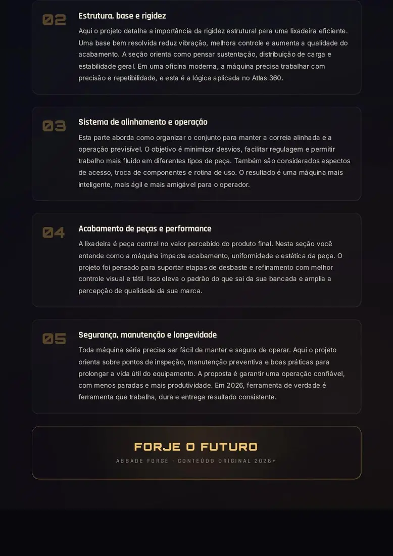 Projeto LixaForge Atlas 360 — prévia 3