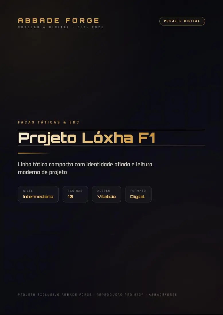 Projeto Lóxha F1 — prévia 1