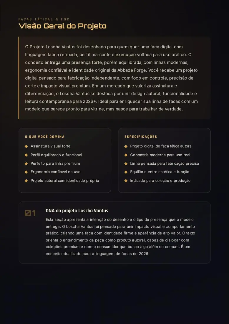 Projeto Loscha Vantus — prévia 2