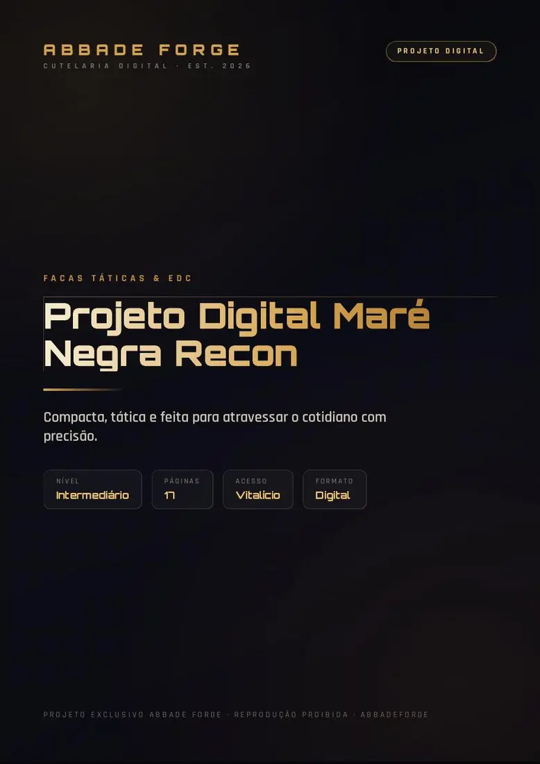 Projeto Digital Maré Negra Recon — prévia 1