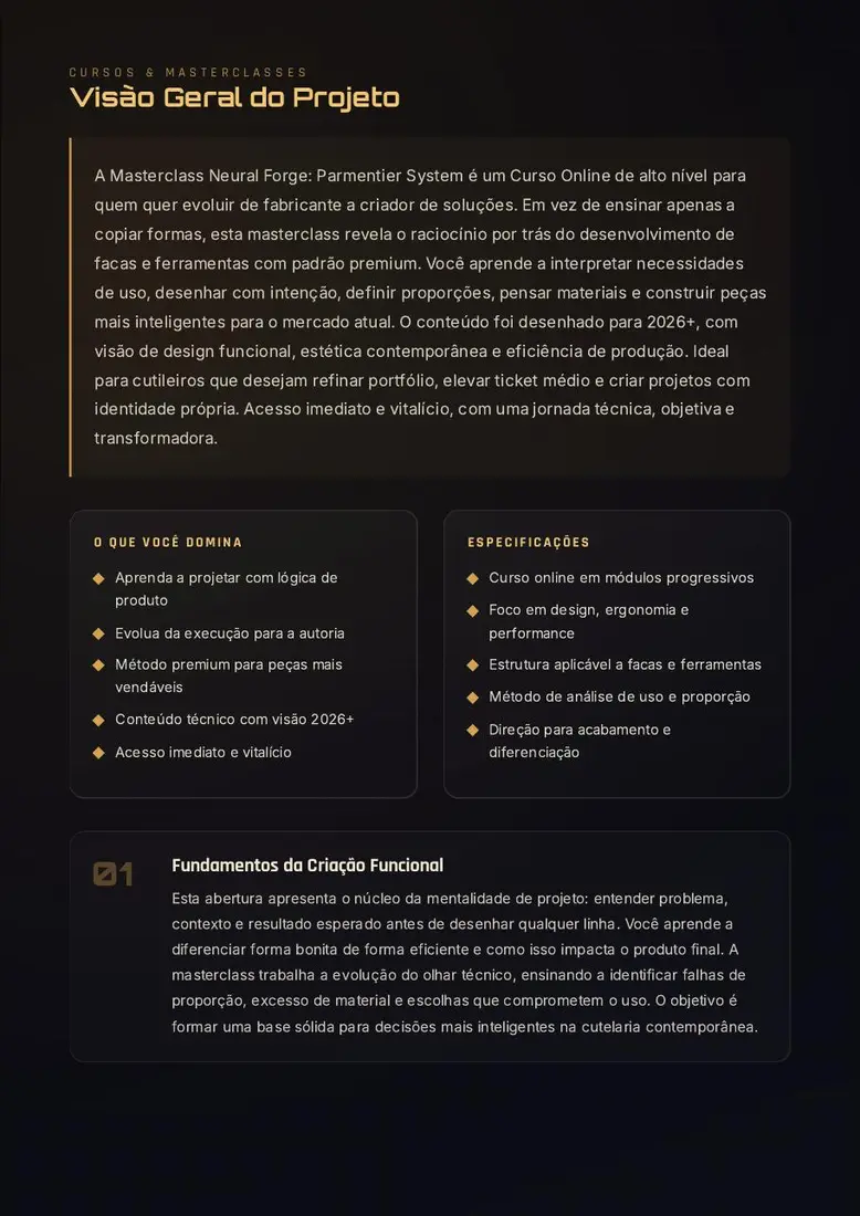 Masterclass Neural Forge: Parmentier System — prévia 3