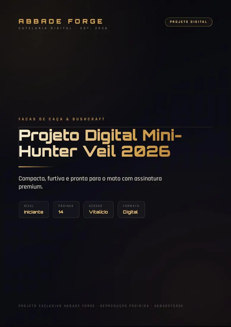 Projeto Digital Mini-Hunter Veil 2026 — prévia 1