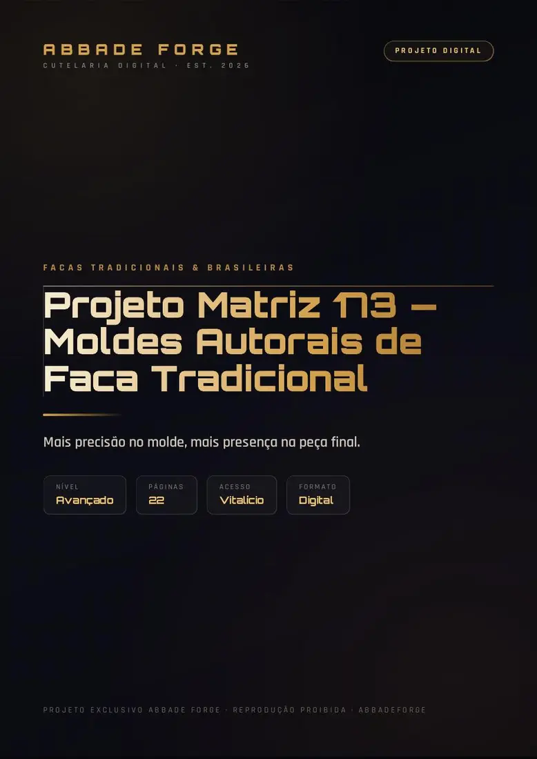Projeto Matriz 173 — Moldes Autorais de Faca Tradicional — prévia 1