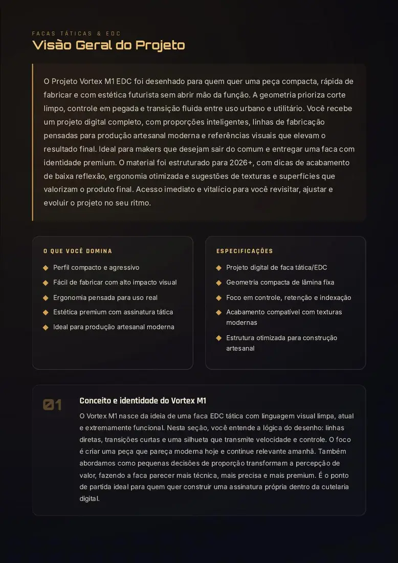 Projeto Vortex M1 EDC — prévia 2